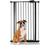 Bettacare Barrière Extra Haute Premium pour Chien, Installation Facile par Pression pour Chien et Chiot, 75cm - 83cm, Extra Haute de 104cm, Couleur Noir Mat