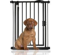 Bettacare Barrière pour Chien et Chiot à Fermeture Automatique, Barrière à Pression pour Animaux, Barrière de Sécurité, Installation Facile, Extra Étroit, 61cm - 66,5cm, Couleur Noir Mat