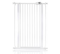 Bettacare Barrière pour Enfants et Animaux de Compagnie, 75 cm - 83 cm, Blanche, Extra Haute de 104 cm de Hauteur, barrière d'escalier à Pression, barrière pour bébé et pour Chien ou Animal