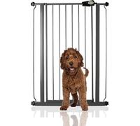 Bettacare Barrière pour Enfants et Chiens, Barrière Extra Haute de 104cm, Barrière de Sécurité Étroite à Pression pour Escalier, 75cm - 83cm, Couleur Gris Ardoise