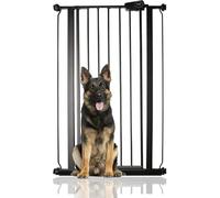 Bettacare Barrière pour Enfants et Chiens, Étroite, 68.5cm - 75cm, Noir Mat, Barrière Extra Haute de 104cm de Hauteur, Barrière de Sécurité Étroite à Pression pour Escalier