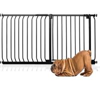 Bettacare Elite Barrière pour Chien à Pression, Barrière pour Chien et Chiot, Barrière pour Animaux de Compagnie, Installation Facile, 134cm - 143cm, Couleur Noir Mat