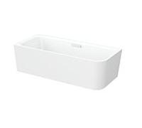 Baignoire d'angle Bette Art IV 185x80cm, 2 pentes arriÃšre, 3480 CERHK, coin gauche, Coloris: Blanc - 3480-000CERHK