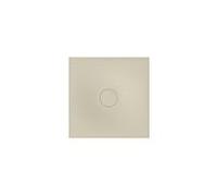 Bette Carreau de douche BetteAir 7350-422PLUS, T2 900 x 900 mm, beige, rectangle, acier au titane émaillé, avec support minimum