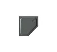 Receveurs de douche pentagonaux BetteCaro, isocèle, 900x900x35mm, 7189-403, Couleur: Smoke matt