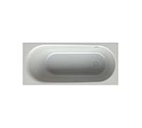 Bette BetteComodo baignoire 1641-002PLUS 180x80x45cm, trop-plein à l'arrière, pied à droite, vitrage, manhattan