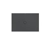 Bette Receveur de douche au sol avec support de receveur minimum et glaçurePlus 1681, 120x80cm, Coloris: corbeau - 1681-400PLUS,T1