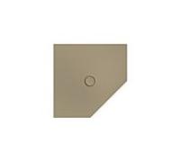 Bette BetteFloor Caro zone de douche 7191-417PLUS glaçure, noisette, 90x90cm