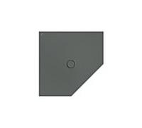 Bette Receveur de douche pentagonal BetteFloor Caro 1000x1000 mm 7211-403 Fumée