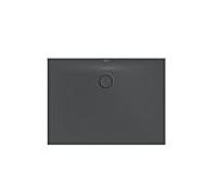 Bette BetteFloor Side zone de douche 3374-400 110x80cm, corbeau