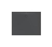 Bette BetteFloor Side zone de douche 3395-400 150x120cm, 130-150cm, corbeau