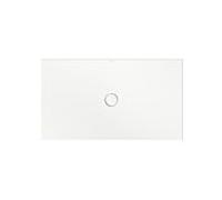 Bette Receveur de douche au sol avec glaçurePlus, 140x80cm, 5801-440PLUS, Couleur: Neige (blanc mat)