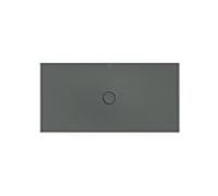 Bette Receveur de douche au sol avec glaçurePlus, 140x70 cm, 5803-403PLUS, Couleur: fumer