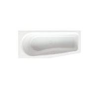 Bette BetteLuna baignoire 2760-004 blanc noble, 170x75x45cm, pied incliné côté droit