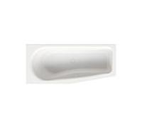 Bette BetteLuna baignoire 2760-287 starwhite, 170x75x45cm, pied incliné côté droit