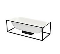 Bette BetteLux Bette Shape ilôt 3452-440PLUS 180x80x45cm, neige, glacis groupe de couleurs 2