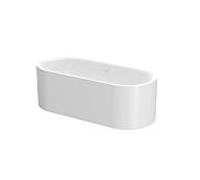 Bette BetteLux Oval baignoire silhouette 3465-000CFXXS blanc , 170x75x45cm, à poser