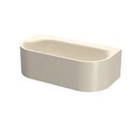 Bette BetteLux Oval silhouette baignoire 3417-001CWVVS pergamon, 190x95x45cm, à poser