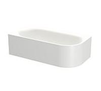Bette BetteLux Oval silhouette baignoire 3427-440CERVS neige, 195x95x45cm