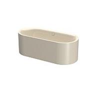 Bette BetteLux Oval silhouette baignoire 3465-001CFXXS pergamon, 170x75x45cm, à poser