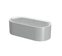 Bette BetteLux Oval silhouette baignoire 3467-002CFXXS manhattan, 190x90x45cm, à poser