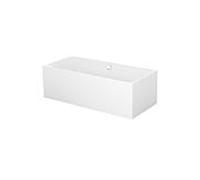 Bette BetteLux silhouette baignoire 3441-002CFXXS 180x80x45cm, à poser, avec tablier, manhattan