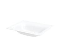BetteLux lavabo à encastrer, sans trou pour robinet, sans trop-plein, 600x495x120mm, A160-000PW, Couleur: Blanc avec Glasur Plus