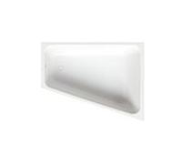 BetteSpace L Baignoires d'angle, 2 places, coin à droite, 1700x1300x420mm, 1142-000Plus, Couleur: Blanc avec Glasur Plus