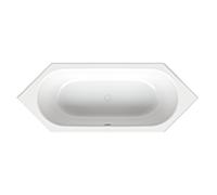 Bette BetteStarlet 6 coins 2080-440AR, PLUS 210x80x42cm, antidérapante / glacis, neige