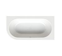 Bette BetteStarlet Baignoire silhouette V 6720-004CELVK blanc noble, 195x95x42cm, avec tablier