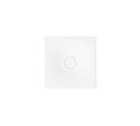 Carreau de douche Bette Air avec support de baignoire minimum, 900x900mm, antidÃ©rapant Pro, 7350, Coloris: Neige (blanc mat) - 7350-440AE,T2