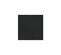 Bette Carreau de douche BetteAir 7352-035PLUS, T2 1000 x 1000 mm, ébène, rectangle, acier au titane émaillé, avec support minimum