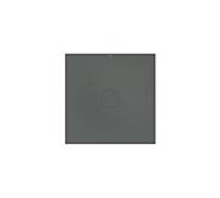 Carreau de douche BetteAir avec support de baignoire minimum, BetteGlasur Plus, 1000x1000mm, 7352-403PLUS,T2, Couleur: Smoke matt