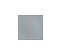 Bette Carreau de douche BetteAir 7352-412PLUS 1000 x 1000 mm, quartz, rectangle, acier au titane émaillé