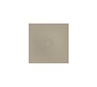 Bette Carreau de douche BetteAir 7352-415AE, T2 1000 x 1000 mm, cachemire, rectangle, acier au titane émaillé, avec support minimum