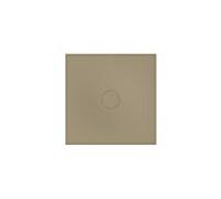 Bette Carreau de douche BetteAir 7352-417 1000 x 1000 mm, noisette, rectangle, acier au titane émaillé