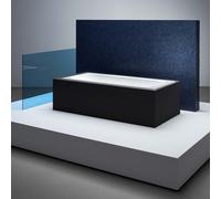 Bette Classic Baignoire rectangulaire encastrée, 1271-000PLUS,