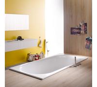 Bette Comodo Baignoire rectangulaire encastrée, 1250-0002GR,PLUS,
