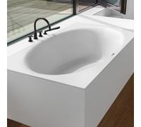 Bette Eve Baignoire rectangulaire encastrée, 6042-440PLUS,