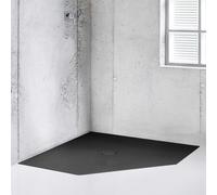 Bette Floor Caro Receveur de douche pentagonal, 7191-400PLUS,