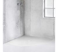 Bette Floor Caro Receveur de douche pentagonal, 7191-440AE,