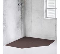 Bette Floor Caro Receveur de douche pentagonal, 7211-402,