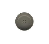BetteBalance lavabo à poser, rond, 425x425x143mm, avec BetteGlasur Plus, A248-404PW, Couleur: Graphite mat