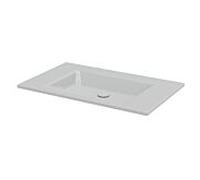 Bette vasque à encastrer BetteAqua A071-410PW 80x49,5cm, PW, argent