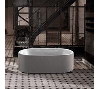 Bette Lux Oval Couture Baignoire en îlot, ovale, 3466-000TX+B605-000+B804-852,