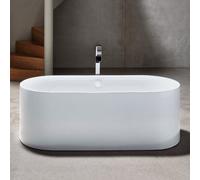 Bette Lux Oval Silhouette Baignoire en îlot, ovale, 3467-000CFXXS+B601-000,