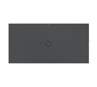 Bette Receveur de douche au sol, 180x90cm, 5988-400, Couleur: corbeau