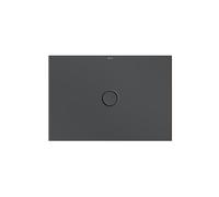 Bette Receveur de douche au sol avec glaçurePlus, 100x70cm, 5881-400PLUS, Couleur: corbeau