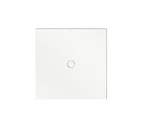 Bette Receveur de douche au sol avec support de receveur minimum, 120x120cm, 8721-440T1, Couleur: Neige (blanc mat)