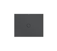 Bette Receveur de douche au sol avec support de receveur minimum et BetteAntirutsch Pro, 100x80cm, 5491-400AE,T1, Couleur: corbeau